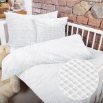 Biante dětské povlečení MKK-007 Bílé 90 x 120 cm 40 x 60 cm – Zboží Dáma