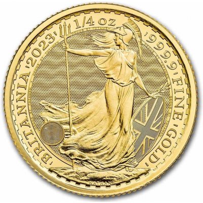 The Royal Mint zlatá mince Gold Britannia Král Charles III Royal Mint 2023 1/4 oz – Hledejceny.cz