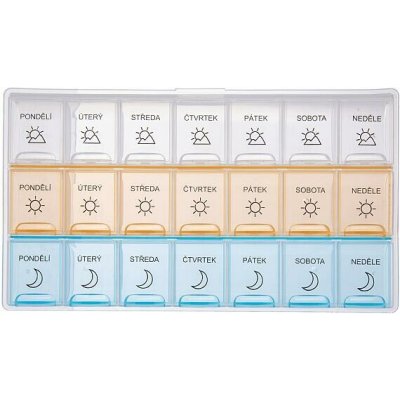 Orion Organizér na léky týdenní 3 sekce – Sleviste.cz