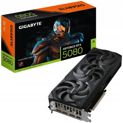 Gigabyte GeForce RTX 5080 WINDFORCE SFF 16GB GDDR7 GV-N5080WF3-16GD – Sleviste.cz