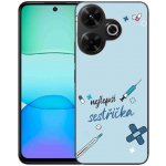 mmCase na Xiaomi Redmi 13 4G/Poco M6 4G - nejlepší sestřička modré pozadí – Zboží Živě