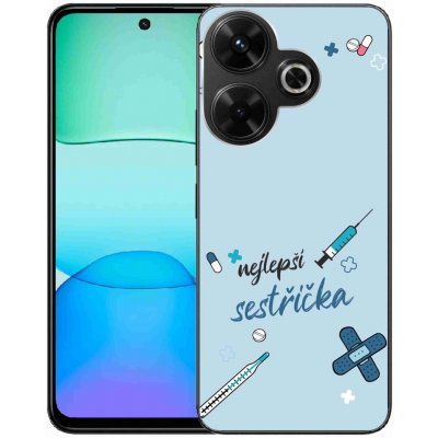 mmCase na Xiaomi Redmi 13 4G/Poco M6 4G - nejlepší sestřička modré pozadí – Zboží Živě