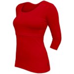 Jožánek Kateřina tričko pro snadné kojení 3/4 rukáv červená – Zboží Dáma