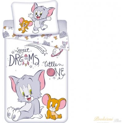 Jerry Fabrics povlečení Tom & Jerry 050 100 x 135 , 40 x 60 cm – Zboží Mobilmania
