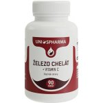 Unios Pharma Železo chelát + vitamín C 90 tablet – Hledejceny.cz