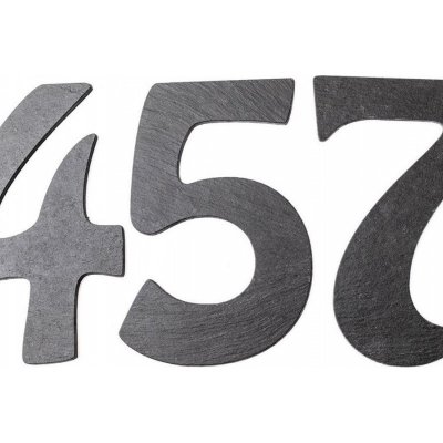 Scobax Domovní číslo Slate mini "8" antracit – HobbyKompas.cz