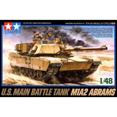 Tamiya U.S. Main Battle Tank M1A2 Abrams 1:48 – Zbozi.Blesk.cz
