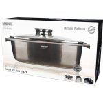 Banquet Pekáč 40x22x16,5cm nepřiln.povrch METALLIC PLATINUM s aroma knobem – Zboží Dáma