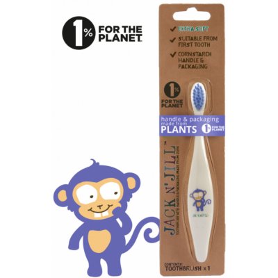 Jack n' Jill Dětský zubní kartáček Opička – Hledejceny.cz