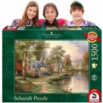 Schmidt Thomas Kinkade Rodné město Hometown Lake 1500 dílků – Hledejceny.cz