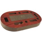 MAGIC CAT škrabadlo Interactive ovál 2 kartonové 52 x 30 x 6 cm – Zboží Dáma