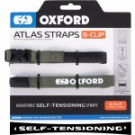 OXFORD zavazadlové popruhy Atlas B-Clip zelená 17mm x 2m – Zboží Dáma