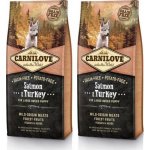 Carnilove Salmon & Turkey for Large Breed Puppy 2 x 12 kg – Hledejceny.cz