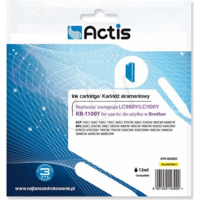 Actis Brother LC980Y - kompatibilní – Hledejceny.cz