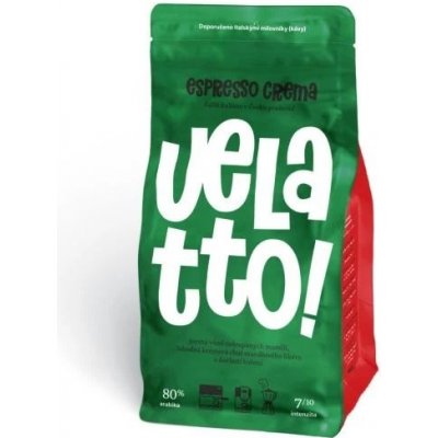 Velatto Espresso Crema zrnková 250 g – Hledejceny.cz