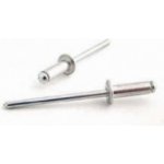 Trhací nýt hliník - ocel 4,0x8 mm plochá hlava – Sleviste.cz