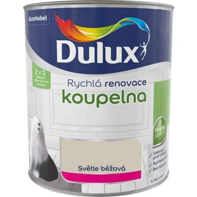 Dulux rychlá renovace koupelna 0,75 l světle béžová – Sleviste.cz