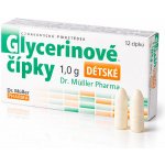 Dr. Müller Glycerinové čípky dětské 1 g 12 ks – Hledejceny.cz