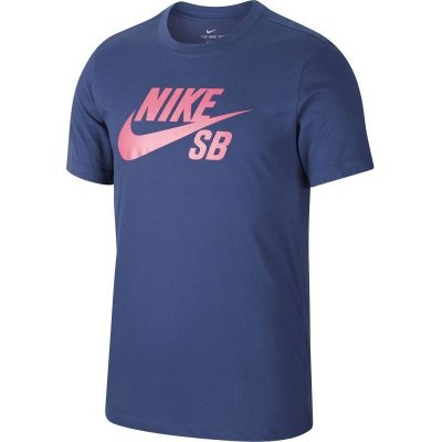 Nike triko SB DRY DFCT LOGO modrá – Zboží Mobilmania