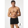 Boxerky, trenky, slipy oxx 2 Pack Boxerky Bamboo Seamless černá