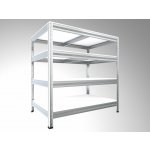 Biedrax Regál 50 x 75 x 120 cm 4 police – HobbyKompas.cz