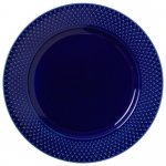 Lyngby Jídelní talíř RHOMBE 23 cm tmavě modrá – Zboží Dáma