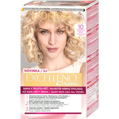 L'Oréal Excellence Creme Triple Protection 10 Lightest Ultimate Blonde 48 ml – Zboží Mobilmania