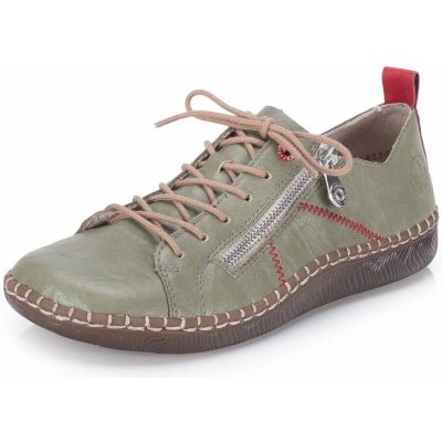 Reiker Dámské polobotky N2401-54 zelená S6 – Zboží Dáma