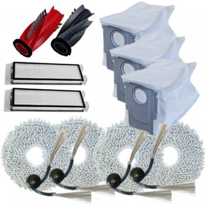 NipponCEC Xiaomi Roborock Qrevo Edge 5in1 hepa filtry a kartáče a mopovací textilie a sáčky 14 ks – Zboží Mobilmania
