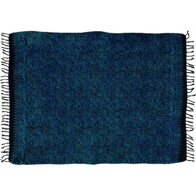 Sarong BOB Batik Chryzantémy modrá – Zboží Mobilmania