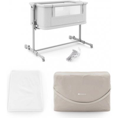 KinderKraft Postýlka polohovatelná Nestee Up2 Light Grey – Hledejceny.cz