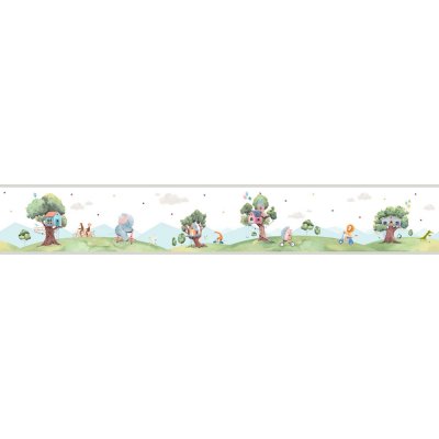 ICH Wallcoverings 474-2 Dětská samolepící bordura Pippo, rozměry 0,16 x 5 m – Hledejceny.cz