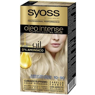 Syoss Olio Intense 10,50 Světlá blond popelavá – Zboží Mobilmania