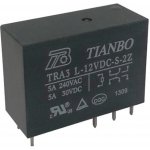 Tianbo Electronics TRA3 L-12VDC-S-2Z relé do DPS 12 V/DC 8 A 2 přepínací kontakty 1 ks