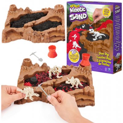 Spin Master KINETICKÝ PÍSOVÝ VÝKOP DINOSAUR 6055874 PUD3 – Hledejceny.cz