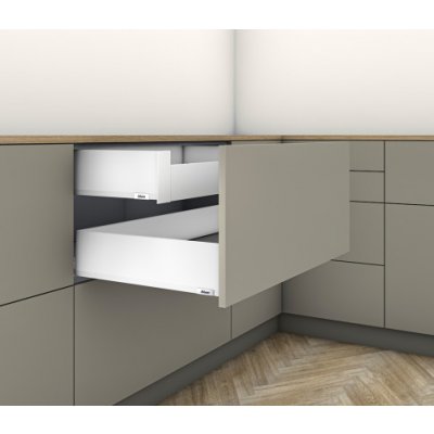 BLUM Merivobox K 500 mm, 40 kg, bílá, vnitřní – Zboží Mobilmania