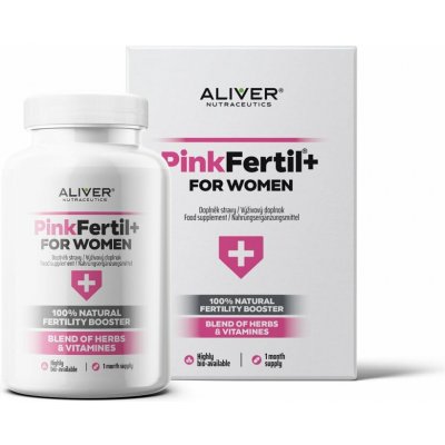 Aliver Nutraceutics Pinkfertil +Plus for women 90 kapslí – Hledejceny.cz