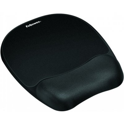 Pěnová podložka pod myš a zápěsti Memory Foam (různé barevné kombinace od Fellowes) černá