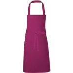 Link Kitchen Wear Středně dlouhá směsová zástěra na grilování Červená vínová X993 – Hledejceny.cz