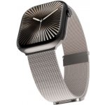 Epico Milanese+ pro Apple Watch SE/Series 1-11 (38/40/41/42mm) - hvězdně bílý 69818182100001 – Zboží Živě