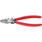 Knipex Lisovací kleště na koncové dutinky, potažené plastem, 180 mm – Zboží Mobilmania