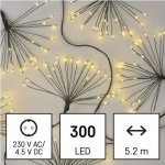 Emos D3AW10 LED nano řetěz svítící trsy teplá bílá 5,2m – Zboží Dáma