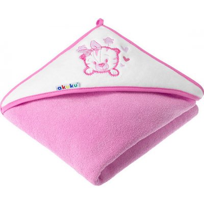 Akuku Froté osuška s kapucí 100x100cm tygr – Sleviste.cz