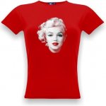Tričko s potiskem Marilyn Monroe2 dámské Červená – Hledejceny.cz