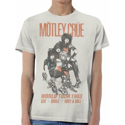 Motley Crue tričko MC World Tour Vintage