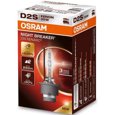 Xenon výbojka D2S Osram Night Breaker 220 XENARC 4500K – Hledejceny.cz