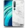 Pouzdro a kryt na mobilní telefon Xiaomi Pouzdro Picasee silikonové Xiaomi Mi 10 - White marble čiré