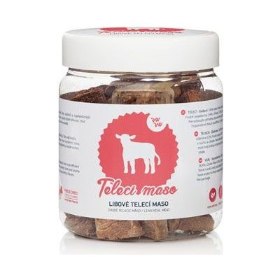 Rebel Dog Raw Raw pochoutka mrazem sušené Telecí maso 70 g – Zbozi.Blesk.cz