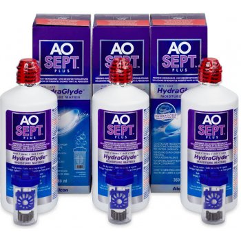 Alcon Aosept Plus s HydraGlyde 3 x 360 ml