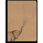 Baloušek Notes tečkovaný A5 kraft Slon – Zboží Živě